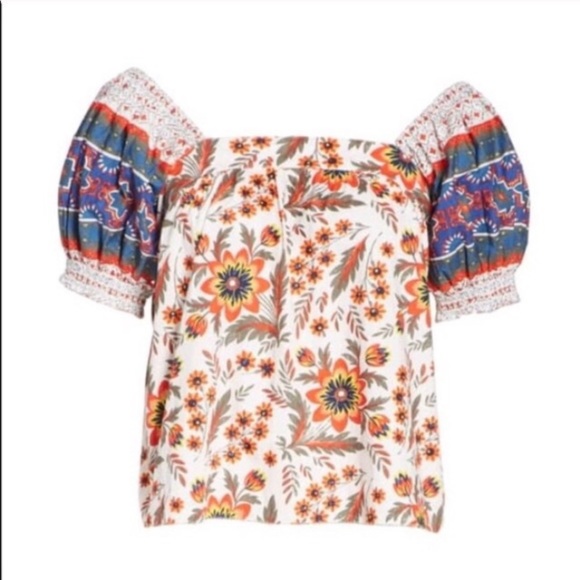 Joie Colorful Boho Top size Medium - Picture 6 of 10